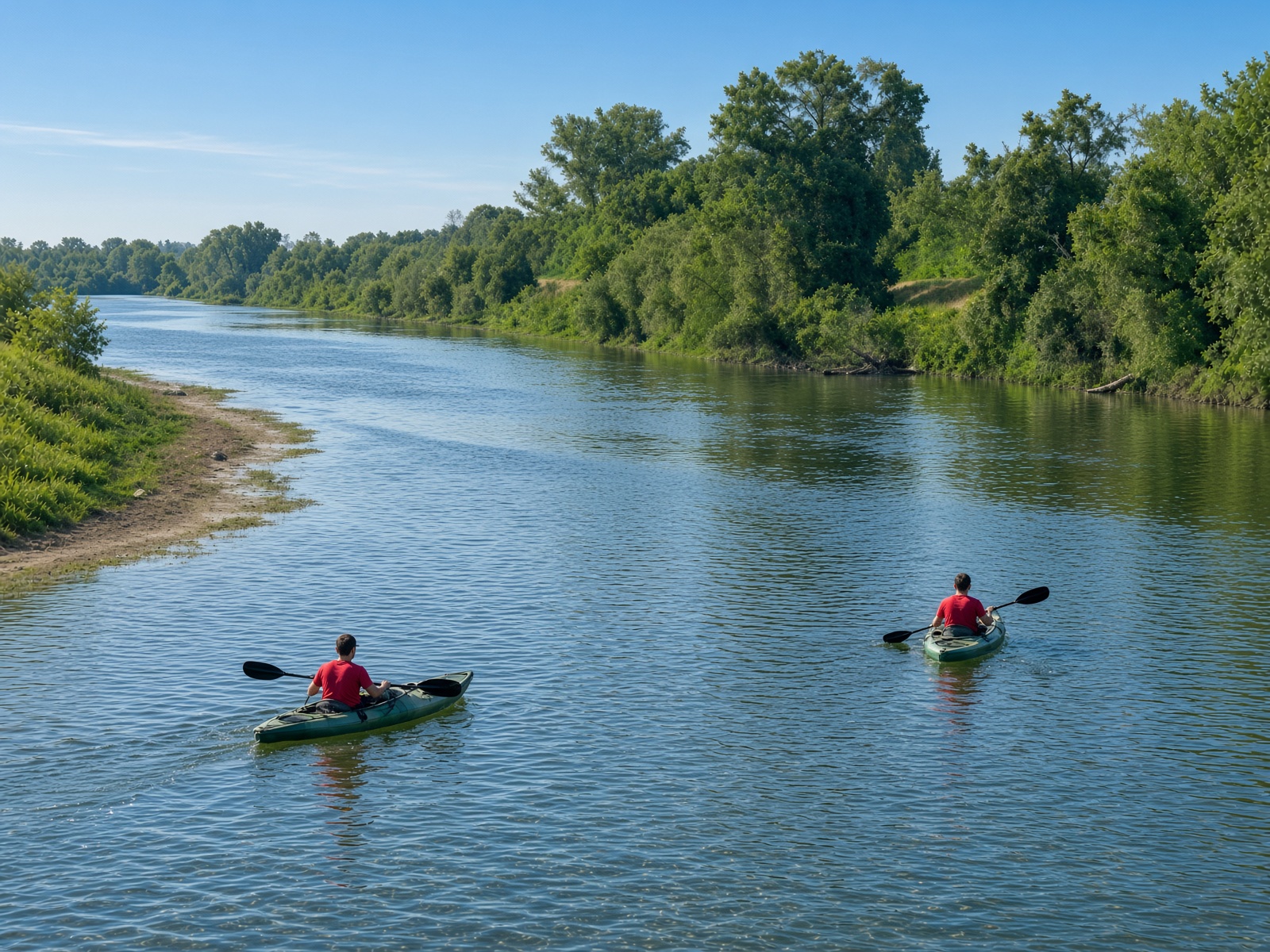 Kayaking near Walnut Glamping